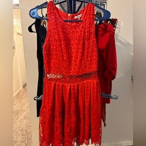 Red Lacey Dress
